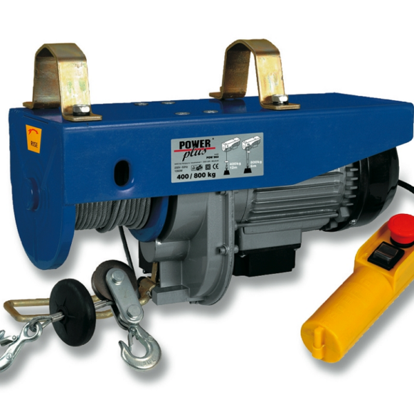 Paranco Elettrico kg.300/600 cavo mt.12 w1200  Power Plus